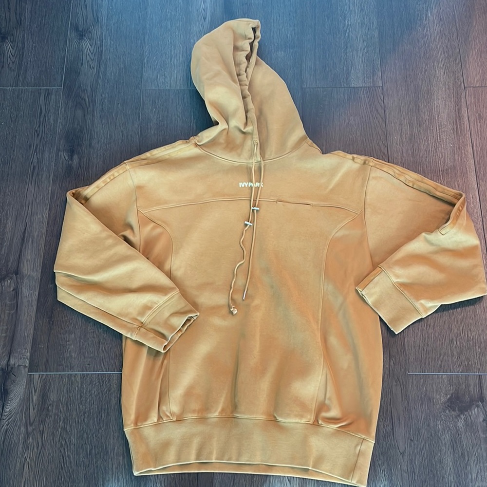 ADIDAS IVYPARK Brown Hoodie Size S